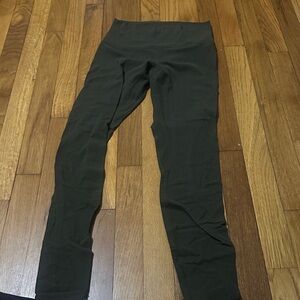lululemon athletica forest green Leggings